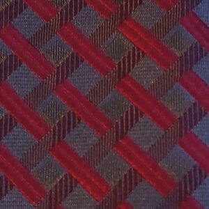 Pierre Cardin Red and Blue Geometric Tie